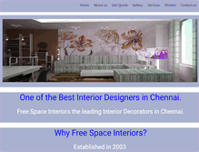 Tablet Screenshot of freespaceinteriors.com